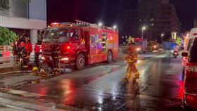 汐止中興路瓦斯外洩。（圖／翻攝畫面）