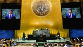 我國友邦巴拉圭總統潘尼亞在聯合國大會上表示，巴拉圭支持台灣加入聯合國體系。（圖／美聯社／達志影像）