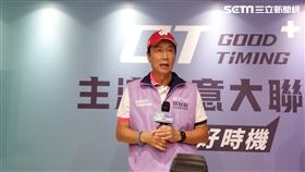 郭台銘視察連署站。(圖/記者陳怡潔攝影)