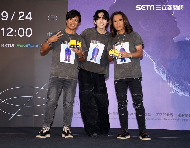 林宥嘉idol2023世界巡迴演唱會，師兄動力火車送上祝福。（圖／記者邱榮吉攝影）