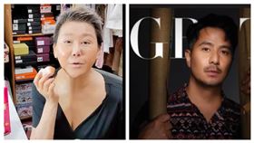 藍心湄（左）留言提到郭彥甫。（圖／翻攝自臉書）