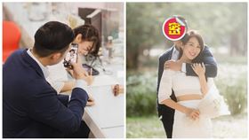 ▲Peggy在IG公布婚訊，老公長相曝光。（圖／翻攝自Peggy IG）