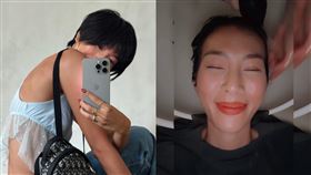 莫莉評測iPhone 15 Pro Max。（圖／翻攝自莫莉IG）