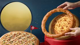 必勝客，月亮圈圈，月見韓式烤五花披薩，必勝客提供