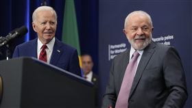 魯拉（Luiz Inacio Lula da Silva）與拜登（Joe Biden） （圖／美聯社／達志影像）