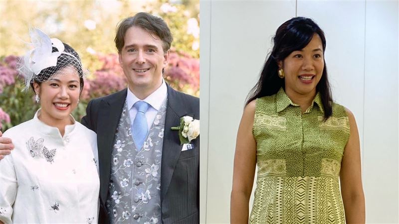 新光大公主甜嫁貴族尪　露面首曝新婚心情