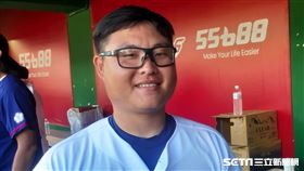 ▲業餘投手賴柏瑋首次入選國家隊。（圖／記者俞聖律攝影）