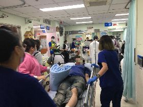 屏東明揚工廠火警 逾百人受傷送醫