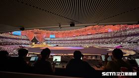 杭州亞運開幕式即將登場。（圖／記者蔡厚瑄攝影）