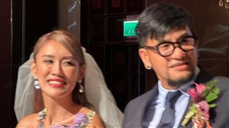 張震嶽補辦婚宴　A-Lin表妹爆乳亮相辣翻