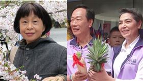 李昂,郭台銘,賴佩霞（圖／翻攝自李昂臉書、資料照）