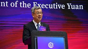 行政院長陳建仁今（24）日出席「2023全球客家文化會議」開幕典禮。（圖／行政院提供)