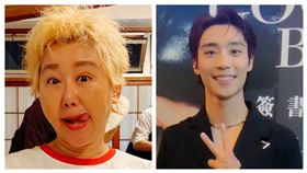 卞慶華（右）與藍心湄在節目長期合作。（圖／記者鍾智凱攝、翻攝自臉書）