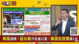 94要客訴／台灣沒有本土蛋？張益贍：蛋雞的種雞也是歐美進口的