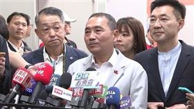 侯友宜參觀「2023台北國際航太暨國防工業展覽會」受訪