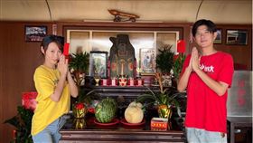 ▲永烈、映璇與火車合照（圖／寶島神很大）