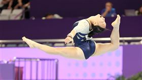 ▲杭州亞運，台灣體操女團丁華恬。（圖／中華奧會提供）