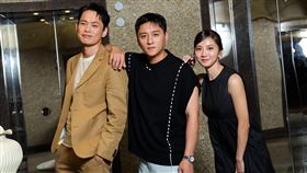 鄭人碩、黃鐙輝、蔡黃汝（豆花妹）接受三立新聞網專訪。（圖／記者陳穎攝影）