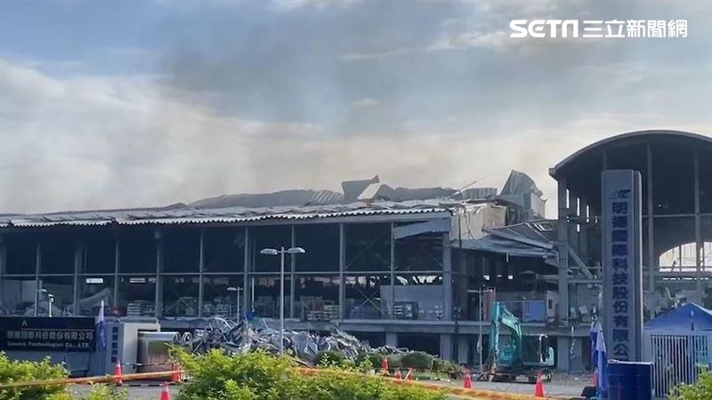 爆炸過5天　明揚工廠又冒出黑煙！原因曝