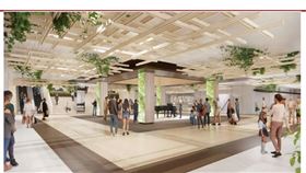 台北車站K區地下街0月1日正式進入試營運階段，以餐飲美食、潮流文化和生活百貨三大區塊。（北市府提供）