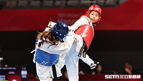 ▲杭州亞運跆拳道，羅嘉翎女子57公斤級闖進8強。（圖／記者劉彥池攝影）