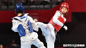 ▲杭州亞運跆拳道，羅嘉翎女子57公斤級闖進8強。（圖／記者劉彥池攝影）