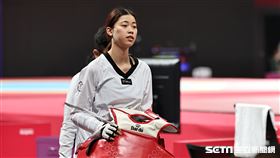 ▲杭州亞運跆拳道，羅嘉翎女子57公斤級闖進8強。（圖／記者劉彥池攝影）