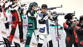 射擊混雙呂紹全、林穎欣。(圖／中華奧會提供）