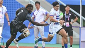 ▲七人制橄欖球台灣在5到8名名次賽連輸阿聯與新加坡，拿下第8名。（圖／中華奧會提供）