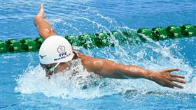 台灣隊在4x100公尺混合式接力決賽游破全國紀錄，拿下第4名創下亞運最佳紀錄。（圖／中華奧會提供）