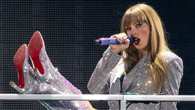 泰勒絲的演唱會電影將在台上映。（圖／美聯社／達志影像）
