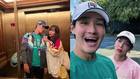 ▲Wonder Girls成員宥斌（右）經常和權純雨（左）公開放閃，沒想到男方在這次杭州亞運上鬧出風波。（圖／翻攝自@iluvyub IG）