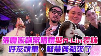 張震嶽補辦婚禮　好友頑童、蘇慧倫都來了