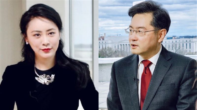 與中國前外交部長秦剛發生婚外情的鳳凰衛視「風雲對話」節目前主持人傅曉田，傳透過代理孕母在美國有了一個兒子。（圖／翻攝自傅曉田微博）