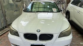 臺南分署與臺南監理站合作 路邊查扣已註銷車牌BMW（圖／翻攝自行政執行署臺南分署）