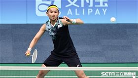 ▲杭州亞運羽球團體賽，戴資穎出賽第一點單打。（圖／記者劉彥池攝影）