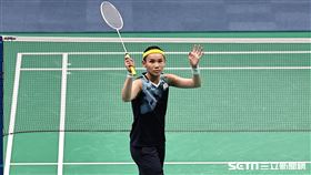 ▲杭州亞運羽球團體賽，戴資穎出賽第一點單打。（圖／記者劉彥池攝影）