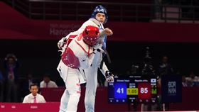 ▲杭州亞運，跆拳道好手李孟恩。（圖／中華奧會提供）