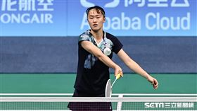 ▲杭州亞運羽球團體賽，許玟琪出賽第三點單打。（圖／記者劉彥池攝影）