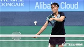 ▲杭州亞運羽球團體賽，許玟琪出賽第三點單打。（圖／記者劉彥池攝影）