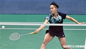 ▲杭州亞運羽球團體賽，許玟琪出賽第三點單打。（圖／記者劉彥池攝影）