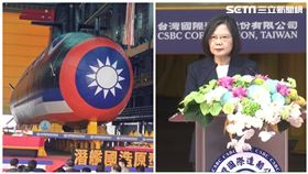 海鯤號潛艦。（合成圖／資料照）