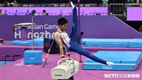 ▲杭州亞運競技體操，李智凱在男子鞍馬拿下金牌。（圖／記者劉彥池攝影）