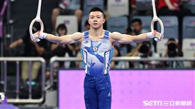 ▲杭州亞運競技體操，林冠儀在吊環項目拿下第5。（圖／記者劉彥池攝影）