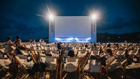 ▲海科館特別與屋頂電影院合作，在潮境公園推出夜間星空露天電影院。（圖／海科館提供）