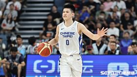 ▲杭州亞運男籃台灣中國對決，林庭謙攻下9分7助攻。（圖／記者劉彥池攝影）