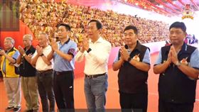 郭台銘出席「拱天宮建廟160周年開幕典禮」（圖／翻攝畫面）