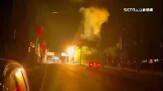 花蓮高壓電桿爆炸冒火花　逾3千戶停電