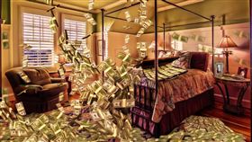 美金，中樂透，頭獎（示意圖／翻攝自Pixabay）