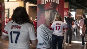 MLB球星大谷翔平本季球衣銷售第一。（圖／美聯社／達志影像）